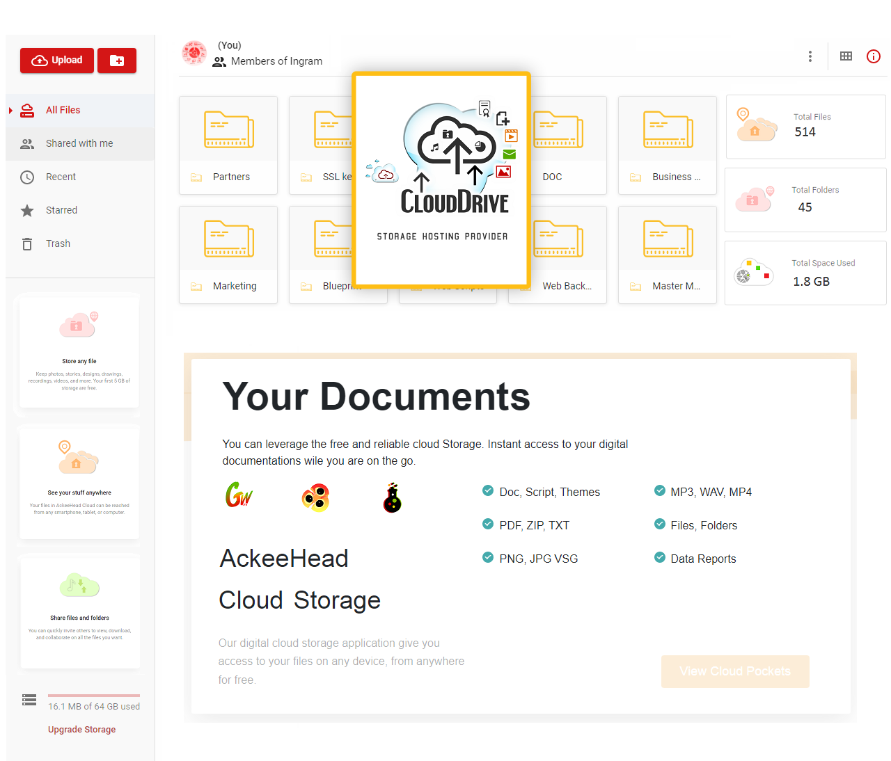 Cloud Storage Files